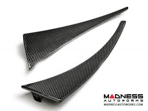 Chevrolet Corvette Carbon Fiber Front Mud Flaps - Anderson Composites - C7